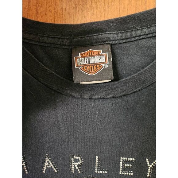 Harley-Davidson 2X black short sleeved t-shirt with Harley-Davidson in black and - Picture 4 of 7